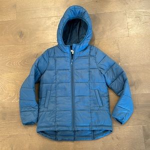 Tucker and Tate blue midweight puffy jacket